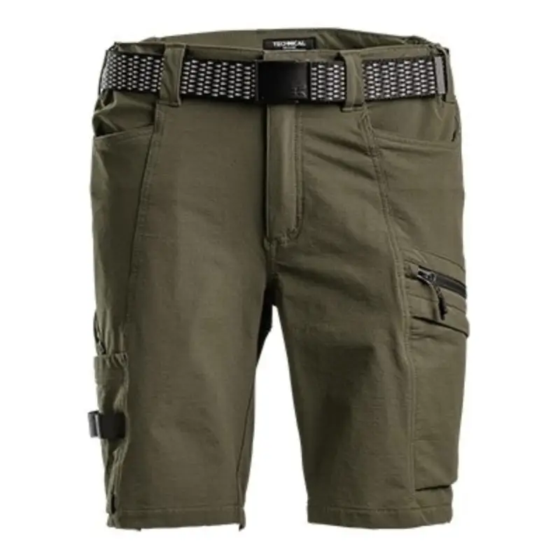 Eftertragtet - Shorts Tech. stretch oliven XL