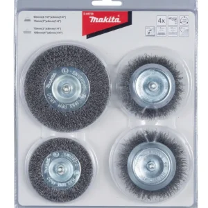 God pris | Makita Stålbørstesæt 6mm 1/4' - 4 dele