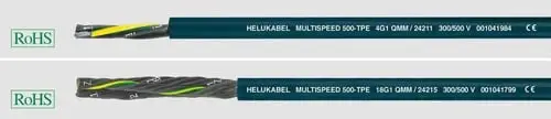 Tilbud | Helukabel MULTISPEED 500-TPE 25G2,5 højfleksibelt robotkabel