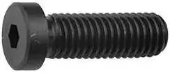{brand} M12X80 lavt cylinderhoved IS sort stål 08.8 DIN 7984 - Superpris