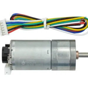 Skarp pris - DC Geared Motor, Encoder, Metal, 6V, 300RPM, 3.6Kg.cm