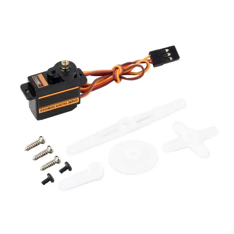 EMAX ES08MA II mini servo 12g (metal/kobber gear, 1,8 kg·cm) - Meget populær